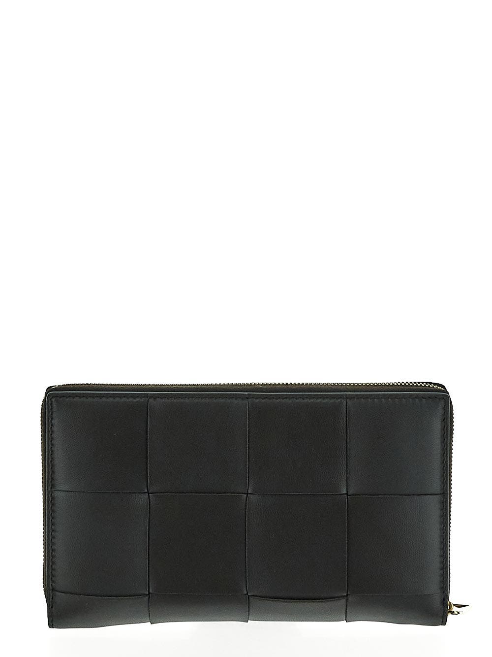 Oluxury Bottega Veneta Cassette Zip Around Wallet In Saldo