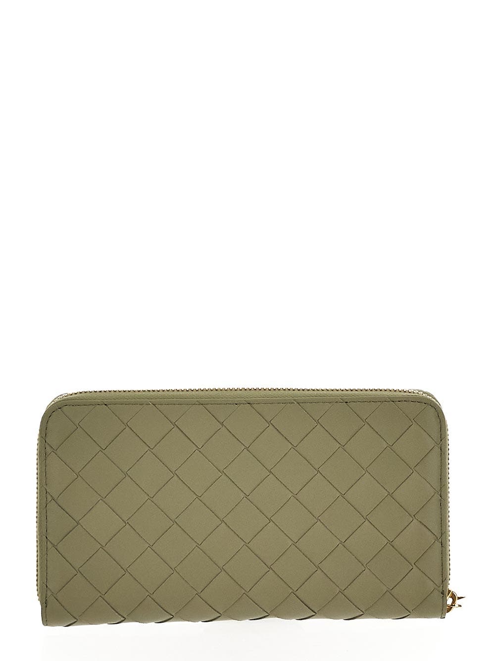 Oluxury Bottega Veneta Intrecciato Zip Around Wallet Grande vendita