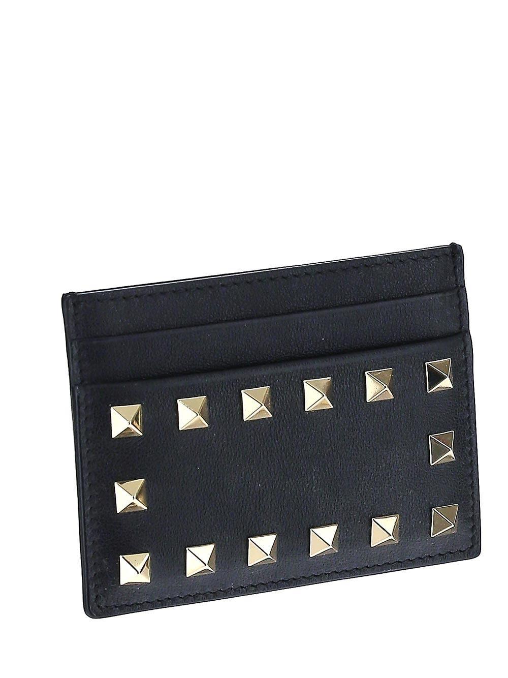 Oluxury Valentino Garavani Rockstud Cardholder Qualità Garantita