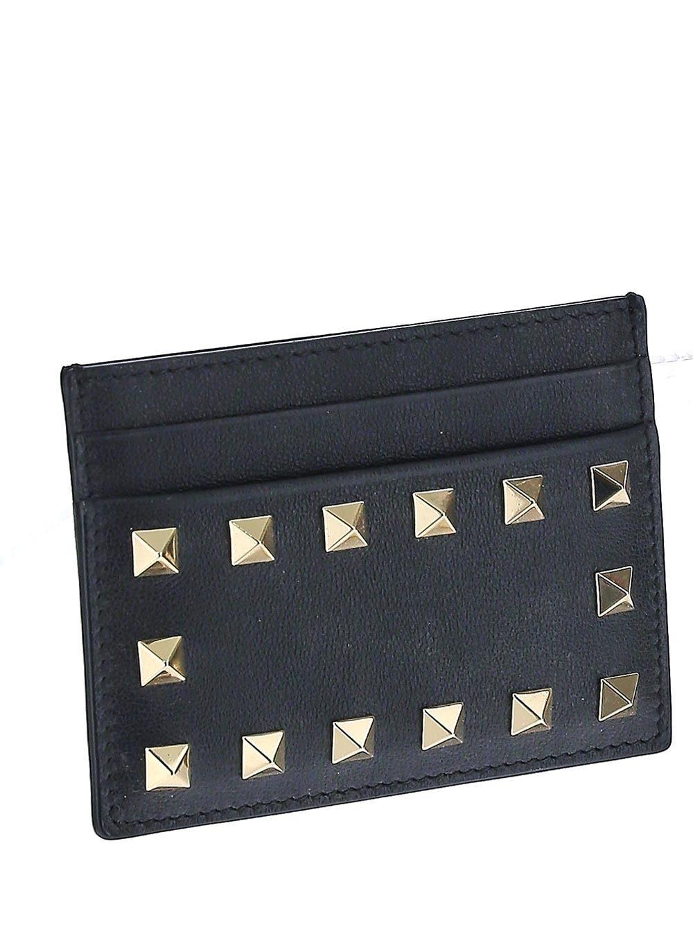 Oluxury Valentino Garavani Rockstud Cardholder Qualità Garantita