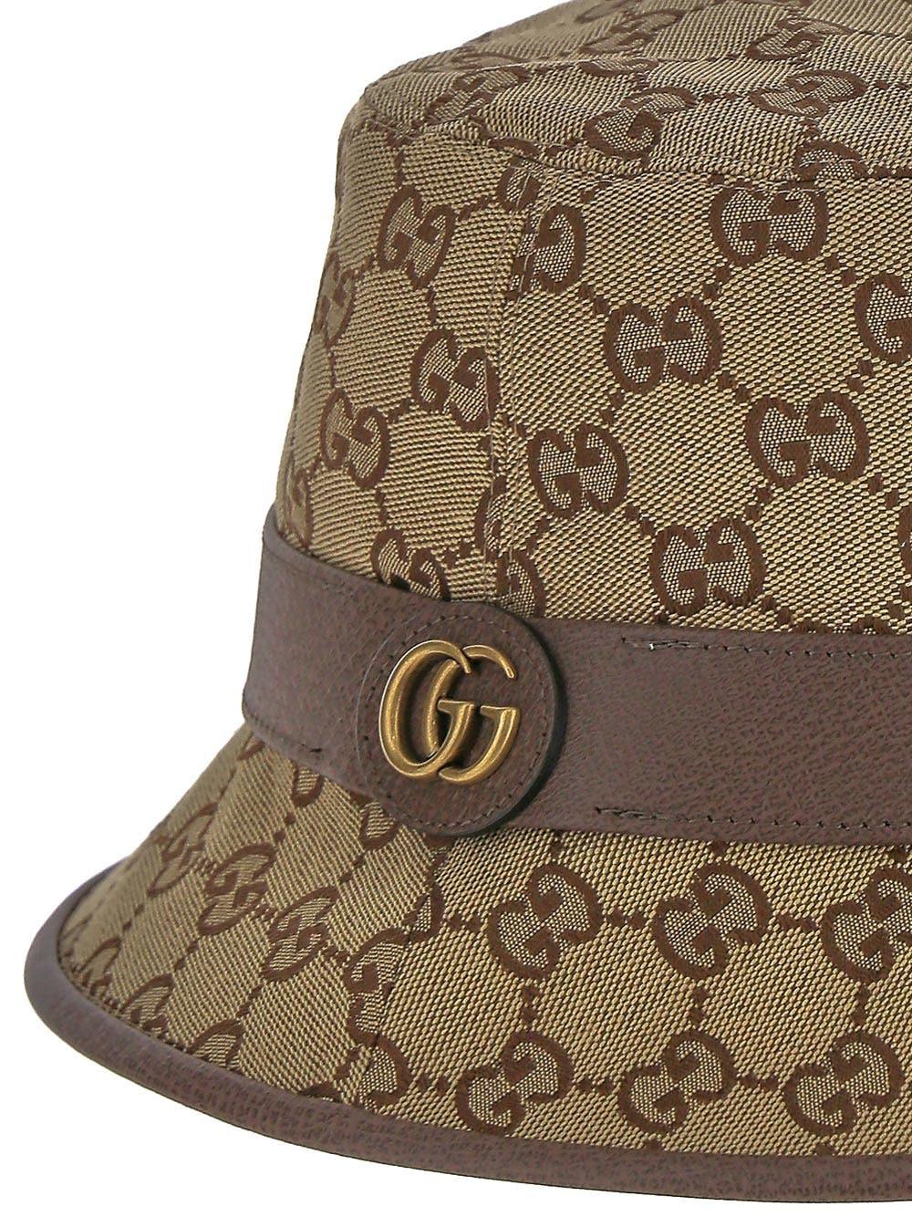 Oluxury Gucci Fedora Hat In GG fabric Consegna Veloce