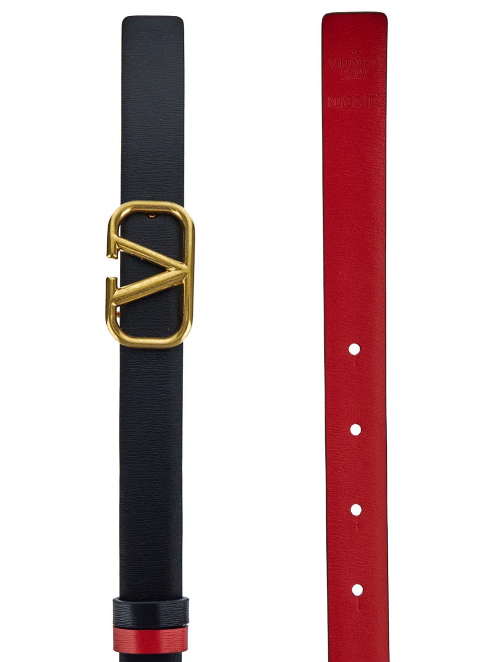Oluxury Valentino Garavani Reversible V Logo Belt Negozio