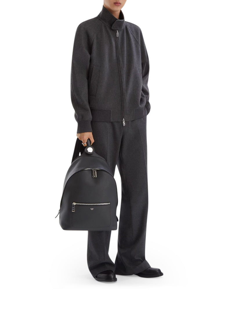 Suitnegozi Fendi Chiodo Medium Fendi Roma Leather Negozi Online
