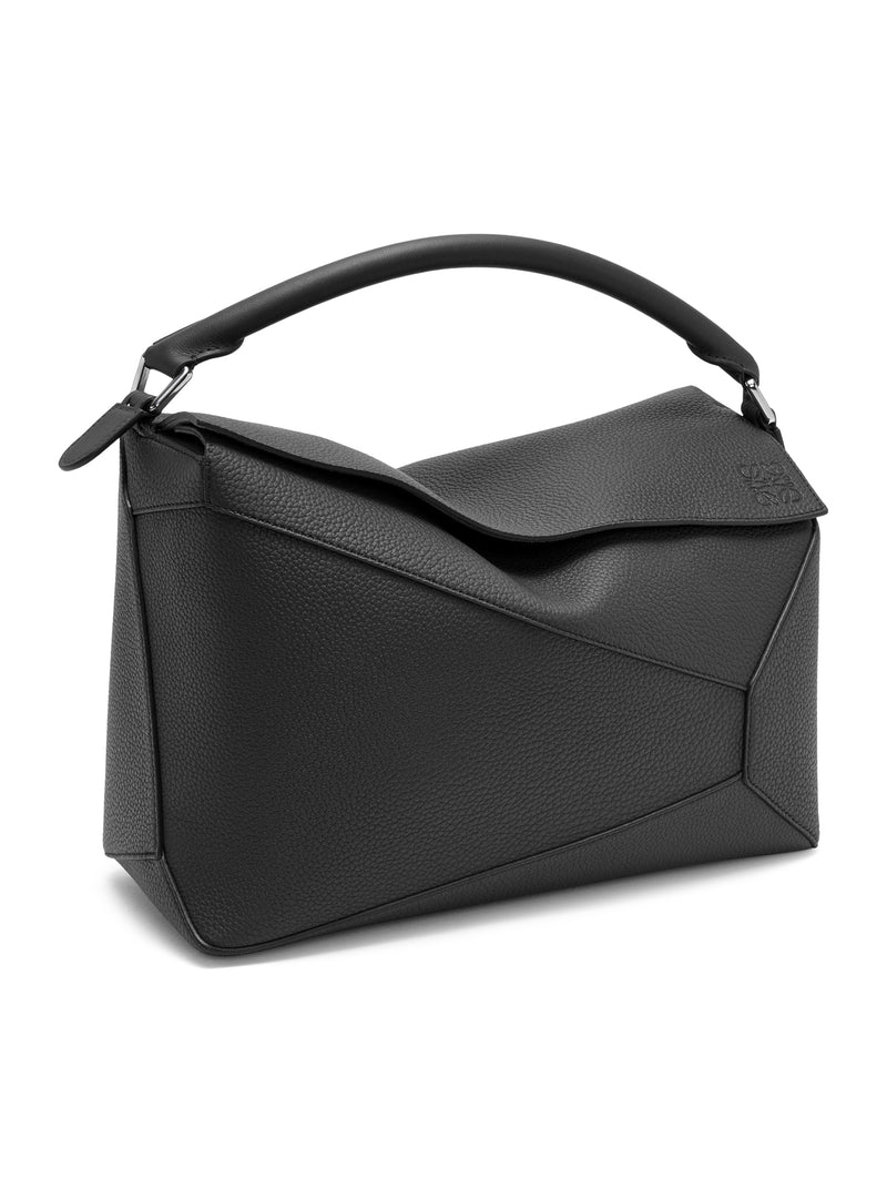 Suitnegozi Borsa Puzzle grande in pelle di vitello martellato Consegna Veloce