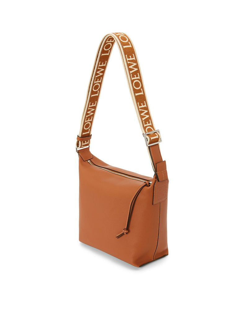 Suitnegozi Borsa Cubi Crossbody piccola in pelle di vitello liscia e jacquard Outlet