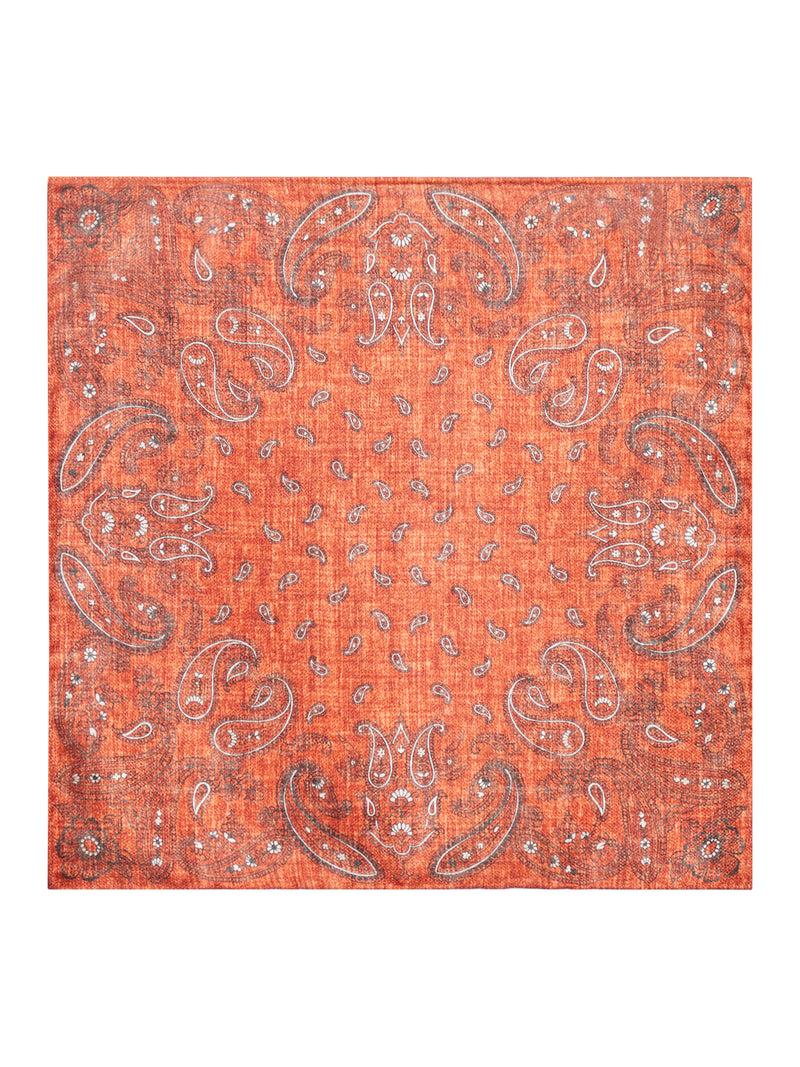 Suitnegozi Pochette in seta con disegno Paisley Vendite Flash
