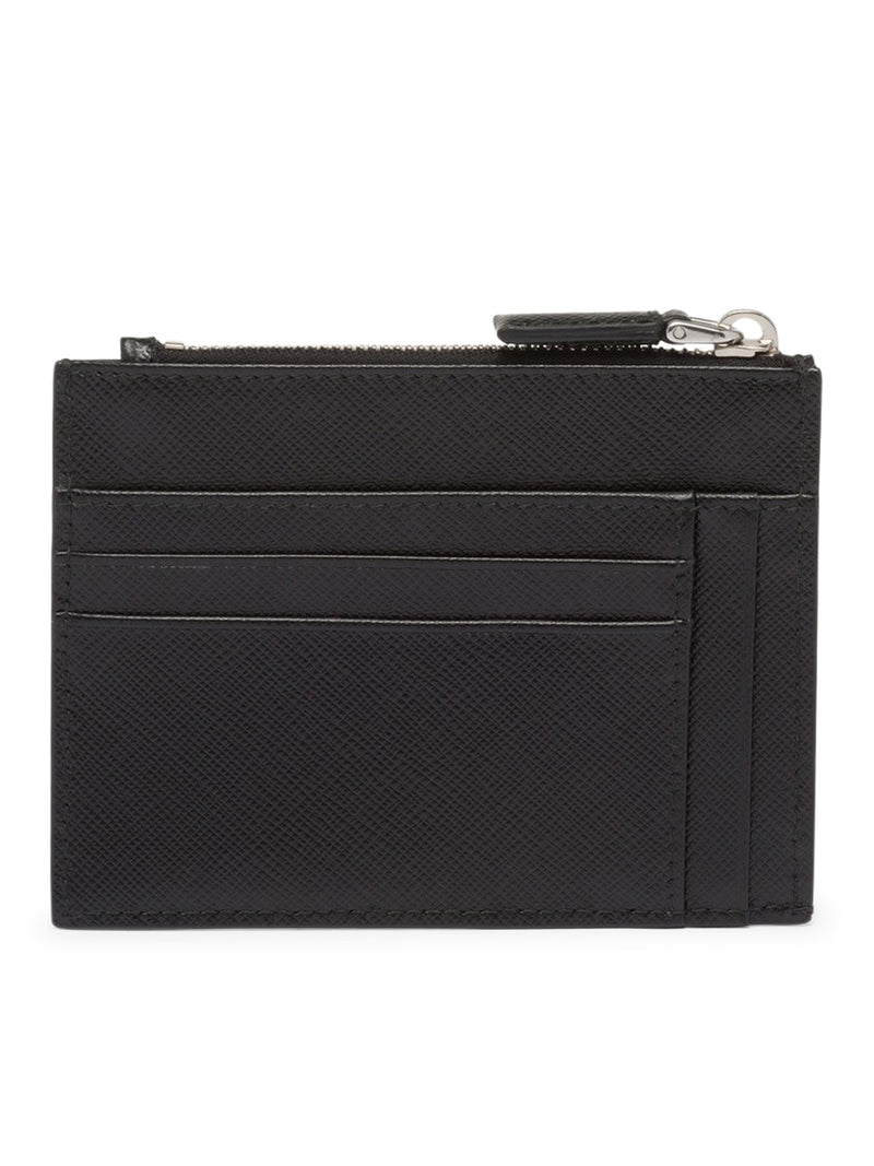 Suitnegozi Porta carte in pelle Saffiano Negozio