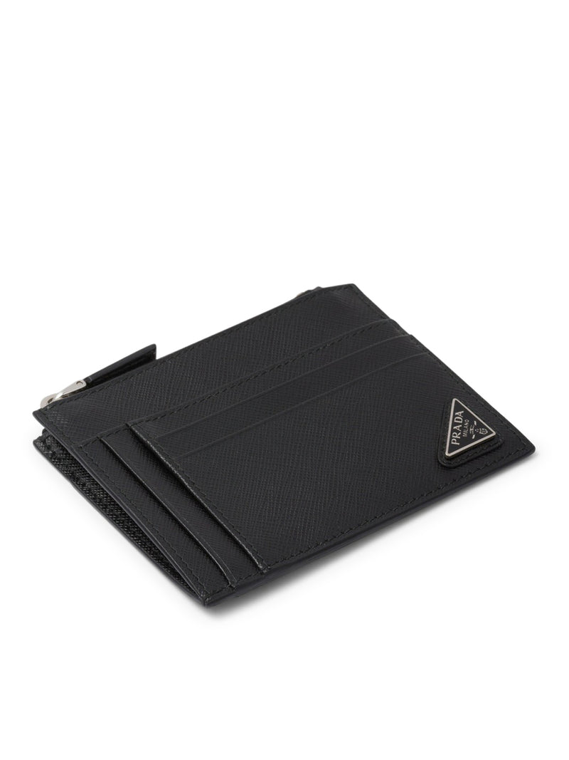Suitnegozi Porta carte in pelle Saffiano Negozio