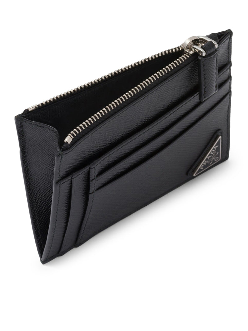 Suitnegozi Porta carte in pelle Saffiano Negozio