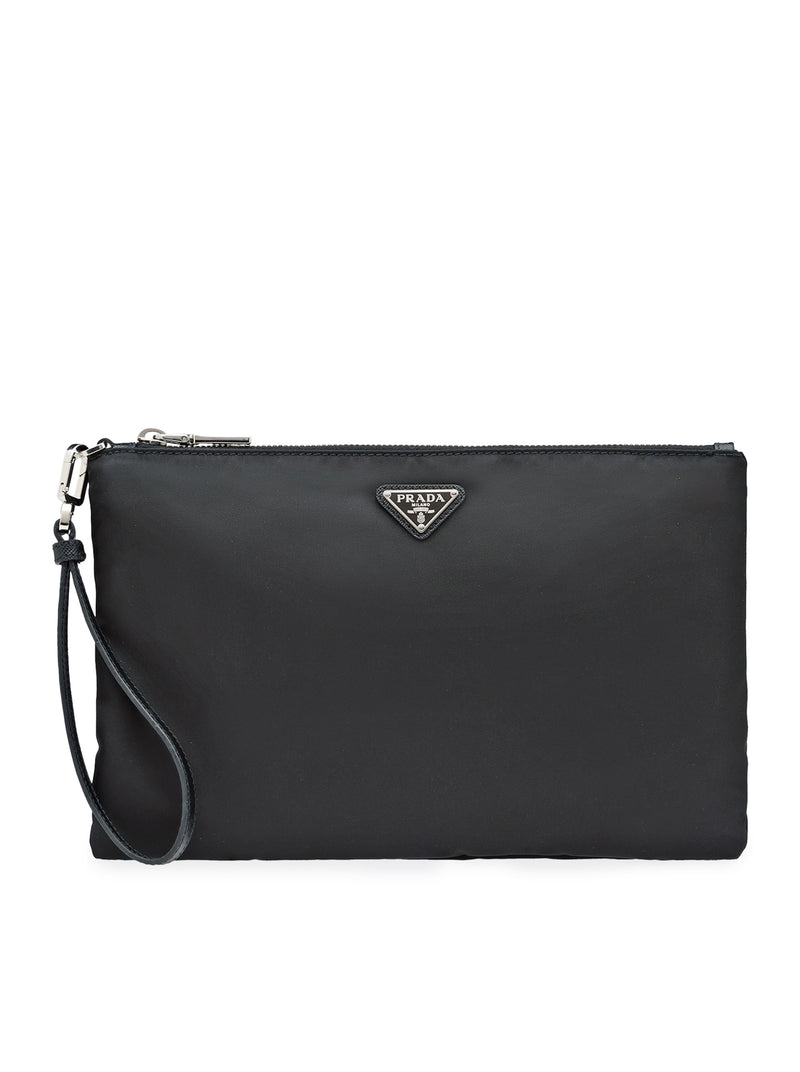Suitnegozi Pouch in Re-Nylon e Saffiano Nuova