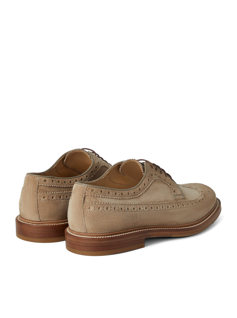 Suitnegozi scarpe in pelle con cuciture decorative Pezzi Unici
