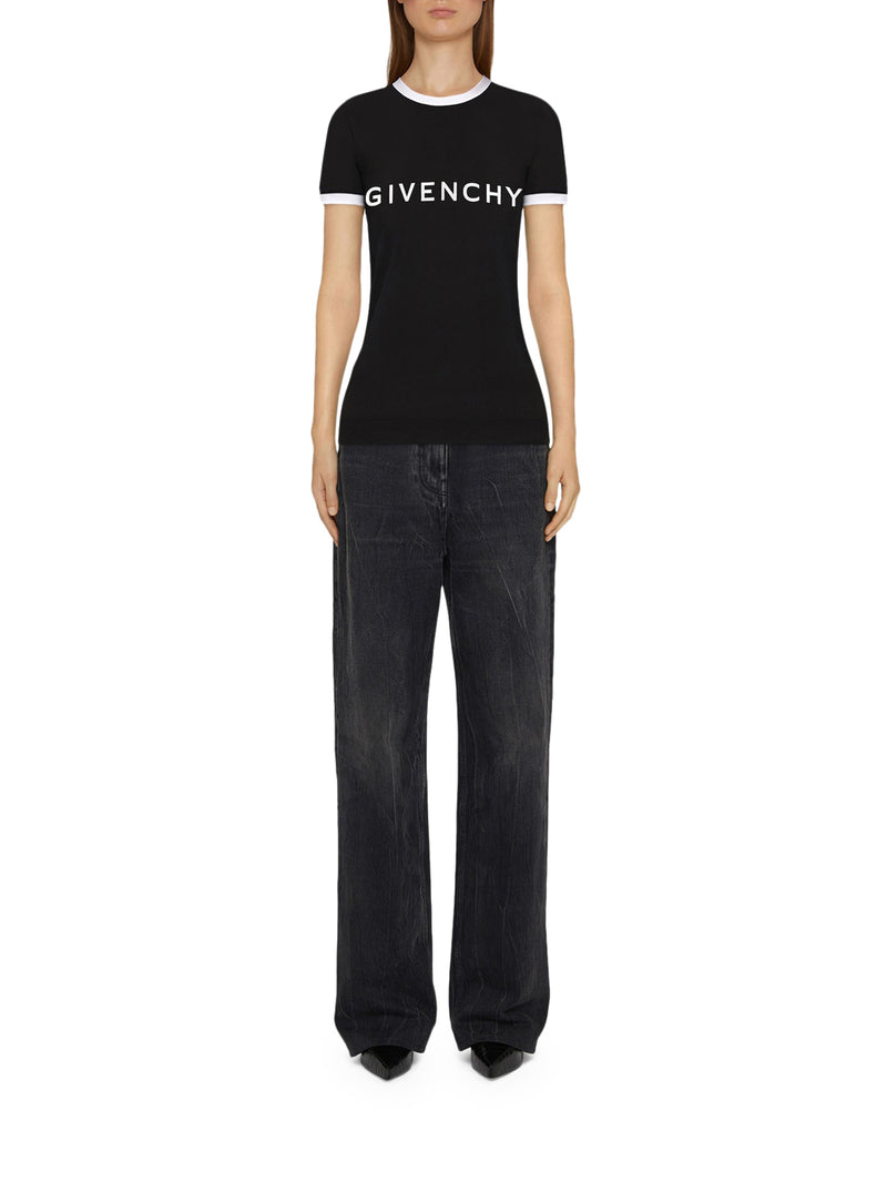 Suitnegozi T-shirt slim GIVENCHY Archetype in cotone Online
