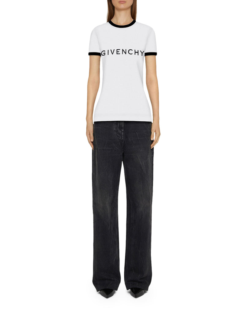 Suitnegozi T-shirt slim GIVENCHY Archetype in cotone Outlet