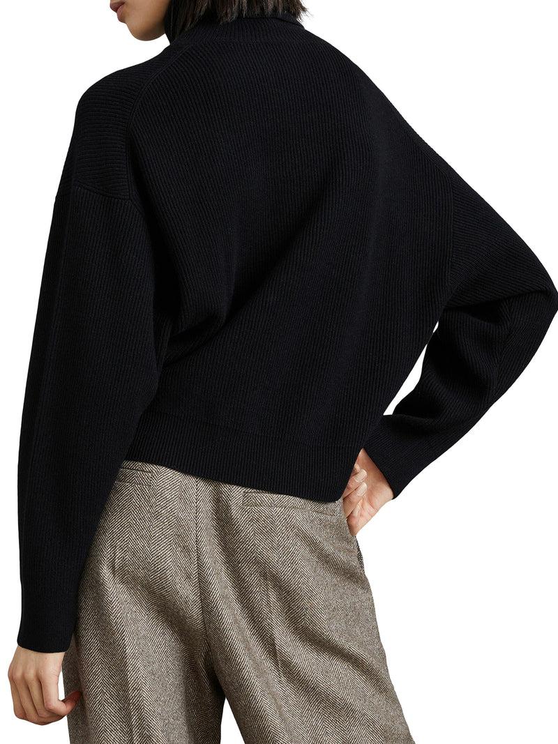 Suitnegozi maglione a coste con collo alto Saldi