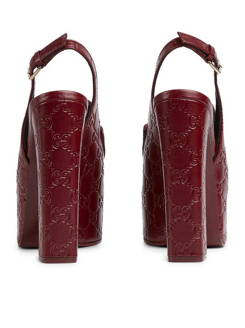 Suitnegozi MOCASSINO SLINGBACK DONNA CON PLATEAU E MORSETTO Nuovo