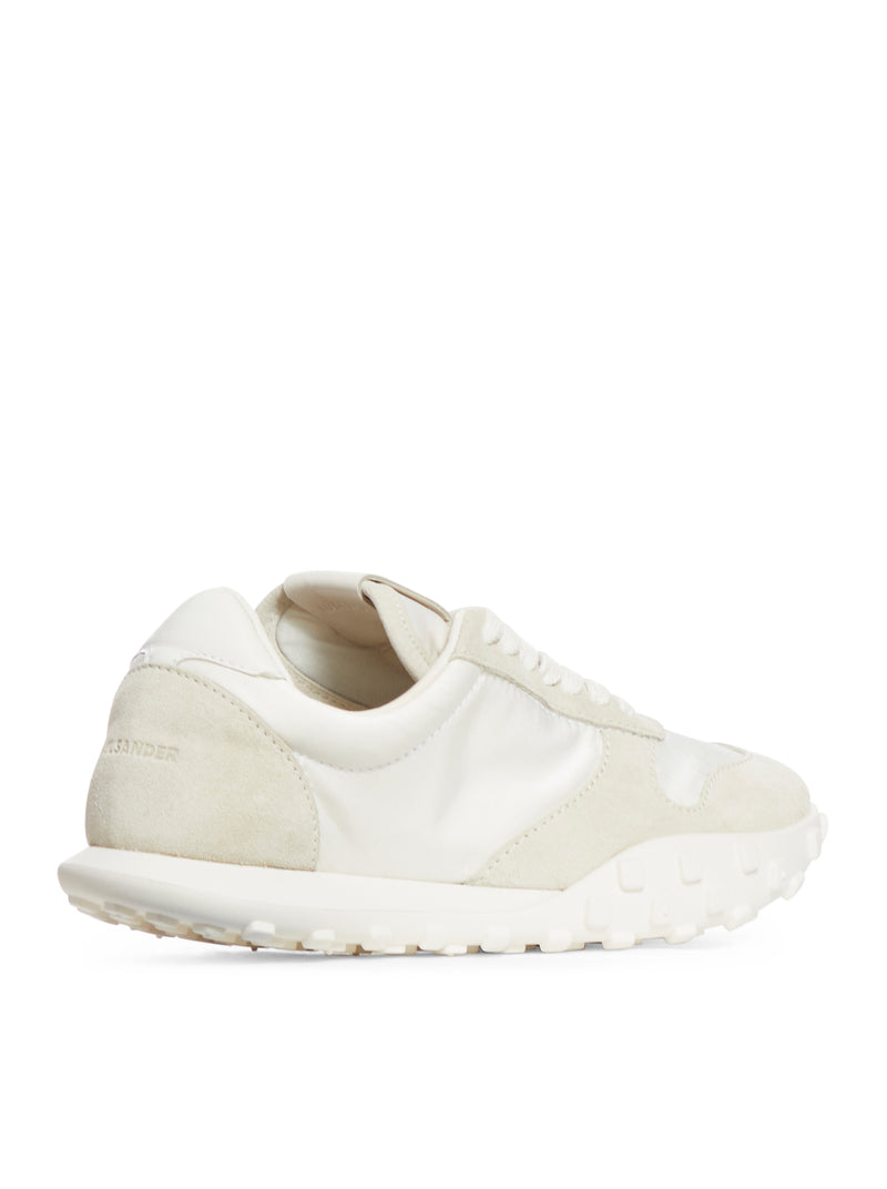 Suitnegozi Sneakers in tessuto e inserti in pelle Convenienza