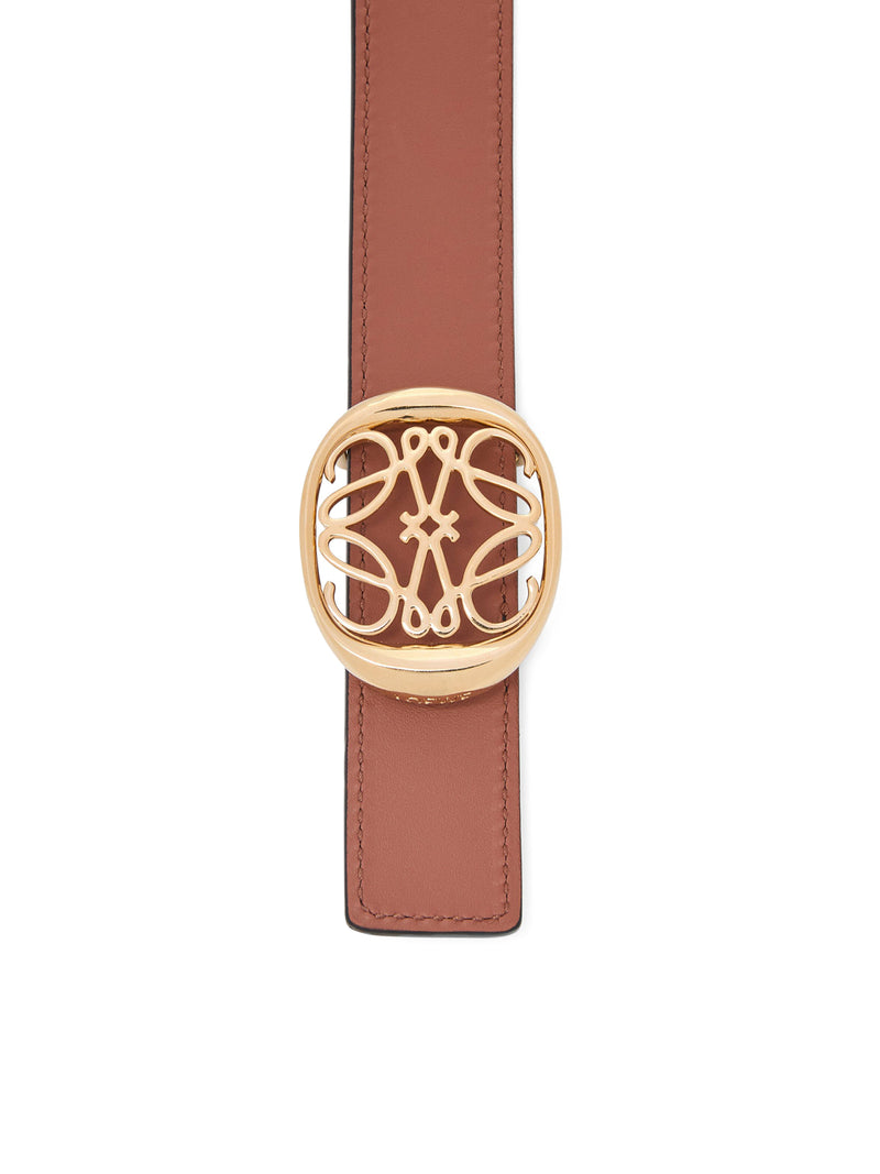 Suitnegozi Cintura reversibile Anagram Ellipse in pelle di vitello liscia Outlet