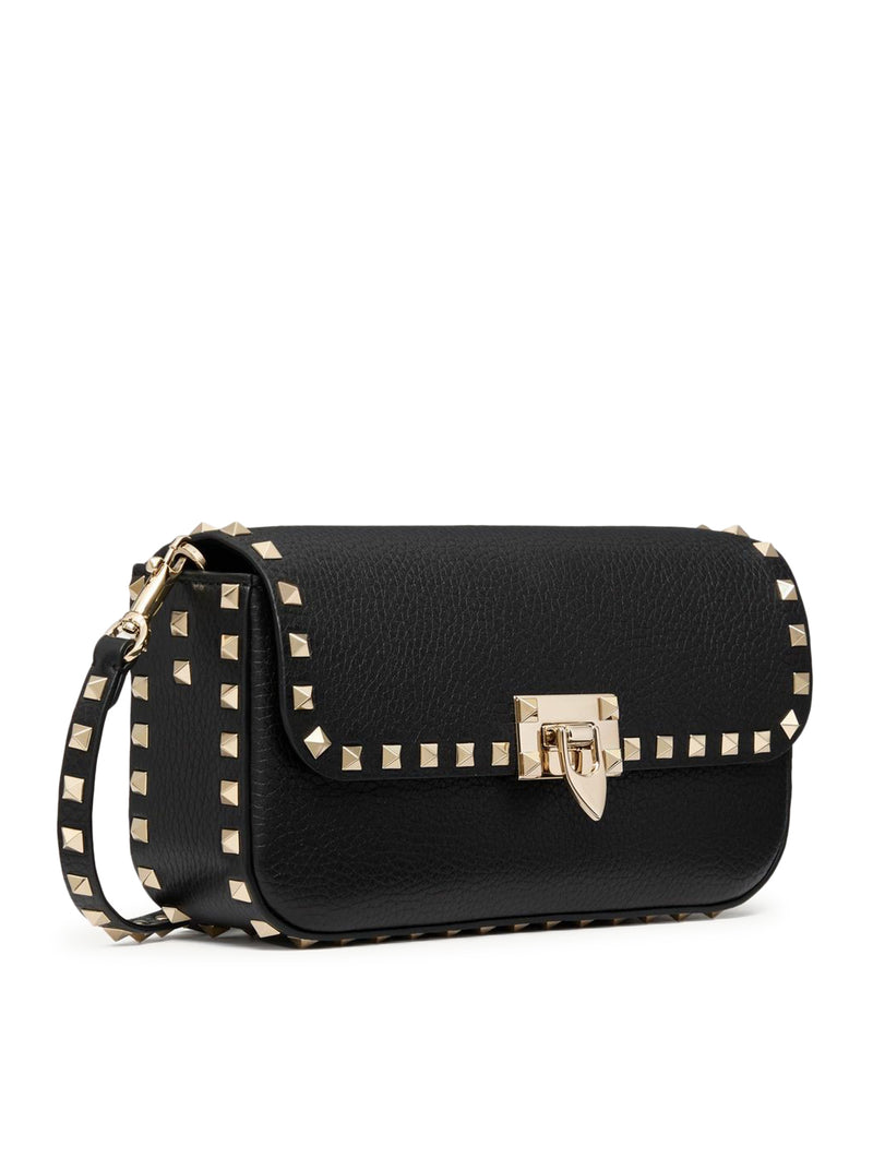 Suitnegozi BORSA A TRACOLLA VALENTINO GARAVANI ROCKSTUD IN VITELLO GRANATO Spedizione Gratuita