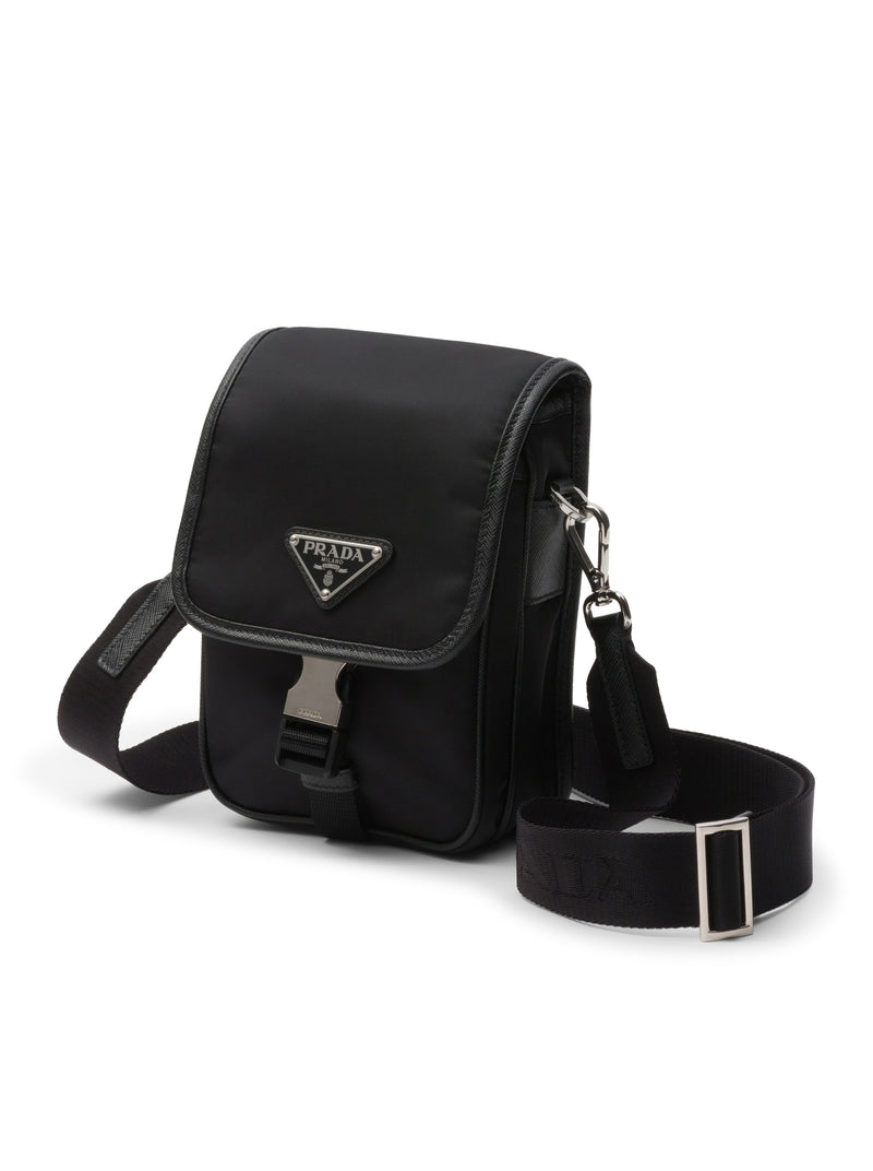 Suitnegozi Borsa a tracolla in Re-Nylon e Saffiano Spedizione Gratuita