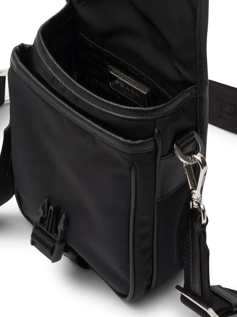 Suitnegozi Borsa a tracolla in Re-Nylon e Saffiano Spedizione Gratuita
