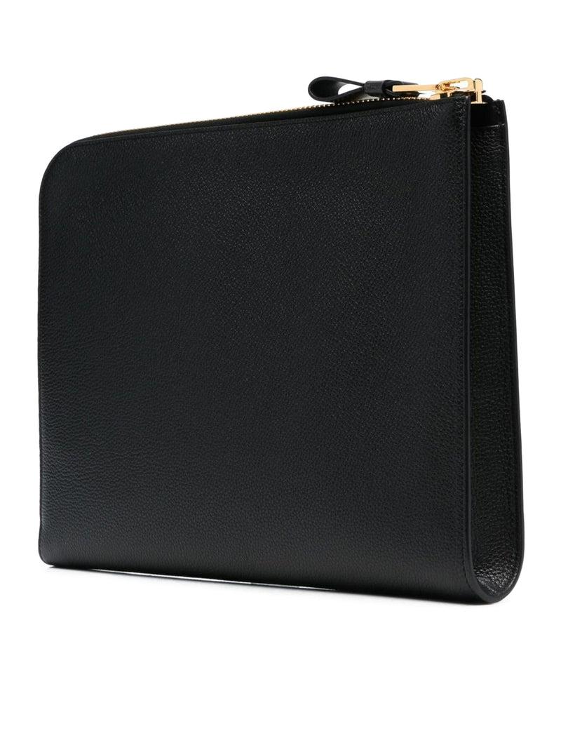 Suitnegozi Clutch in pelle con zip Prezzo Ridotto