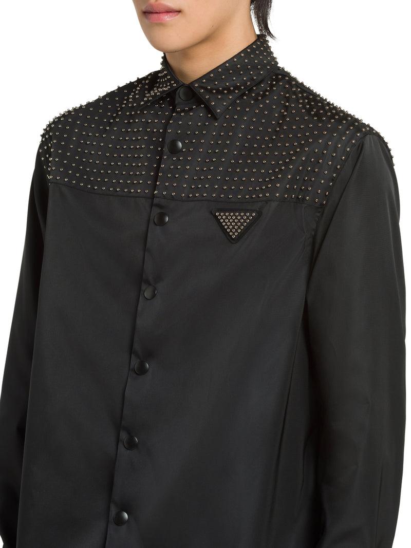Suitnegozi Camicia in Re-Nylon con borchie Economico