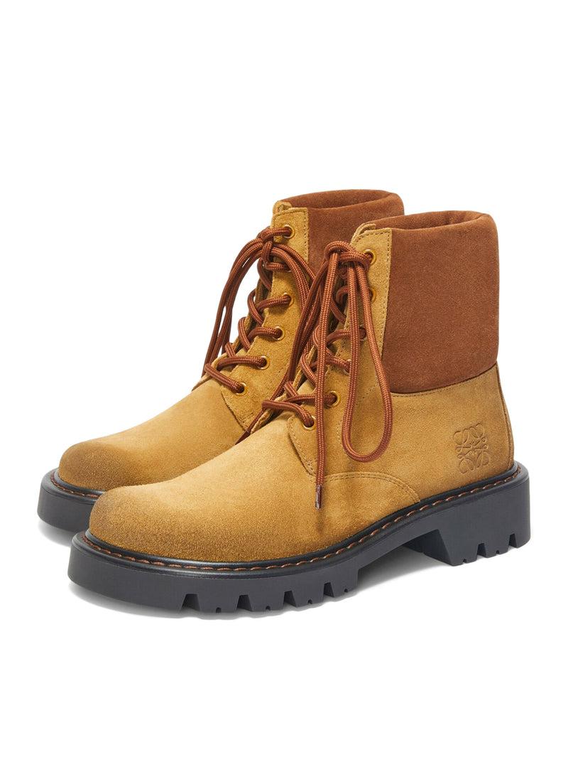 Suitnegozi Stivaletti militari Sierra in pelle scamosciata Sconto