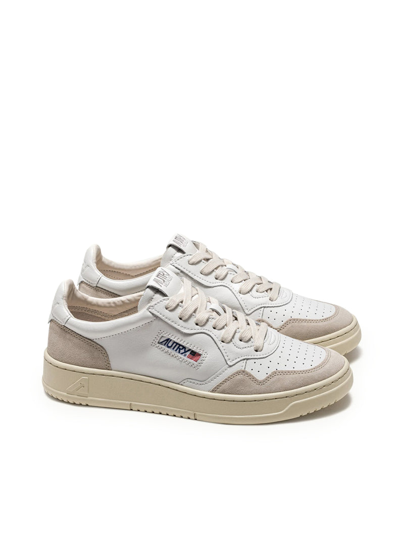 Suitnegozi SNEAKERS MEDALIST LOW IN PELLE E SUEDE BIANCO Online