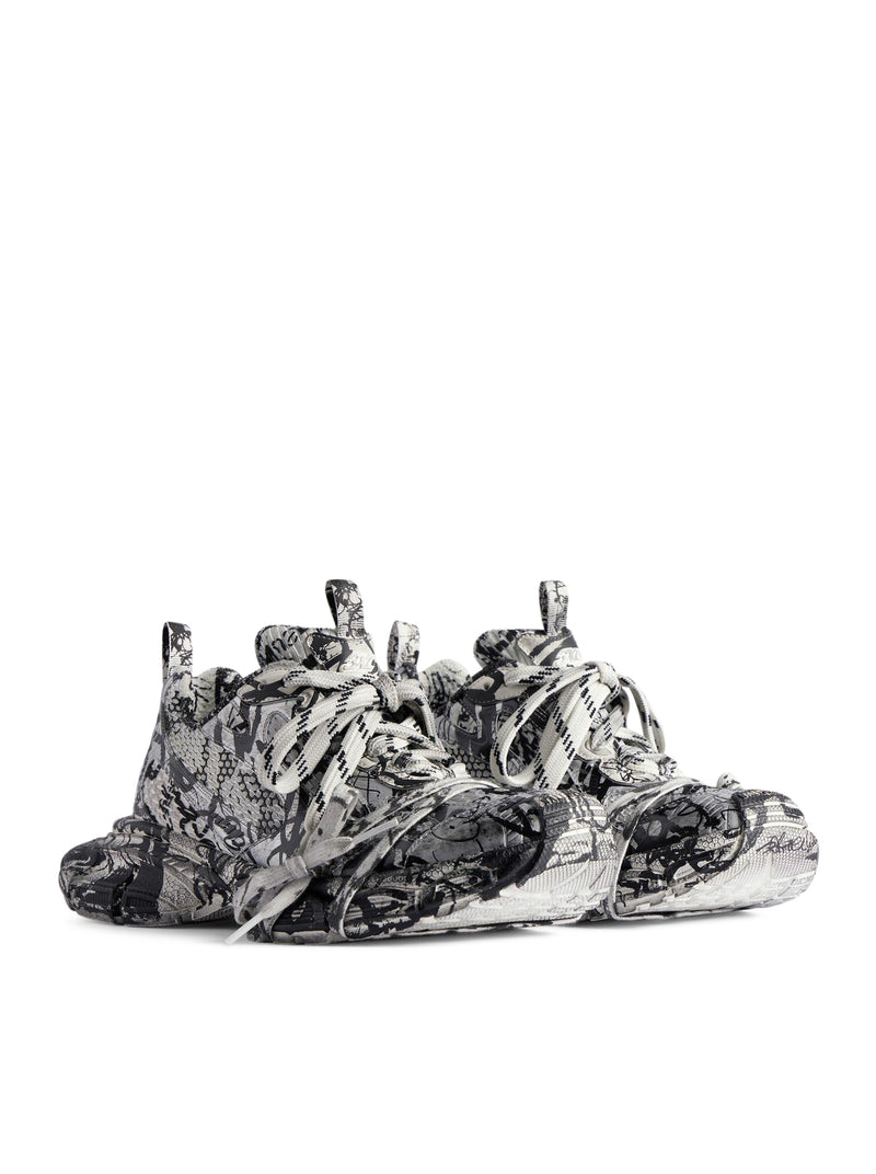 Suitnegozi SNEAKER 3XL EXTREME GRAFFITI DA UOMO IN BIANCO/NERO Negozio