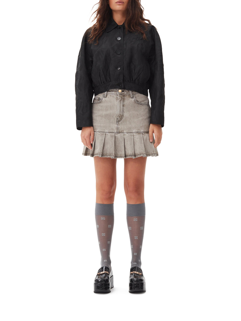 Suitnegozi MINIGONNA PLISSETTATA IN DENIM 50% di sconto con spedizione gratuita