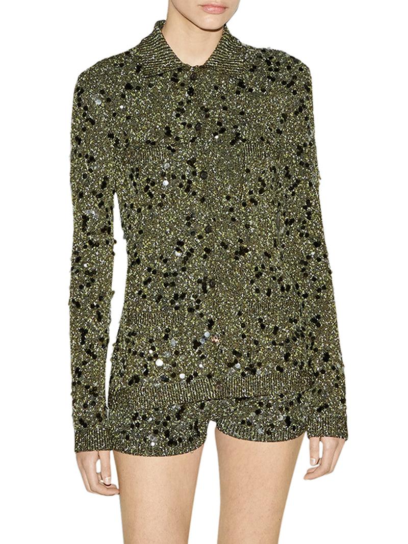Suitnegozi CARDIGAN POLO IN MISTO VISCOSA E TWEED Hotsell