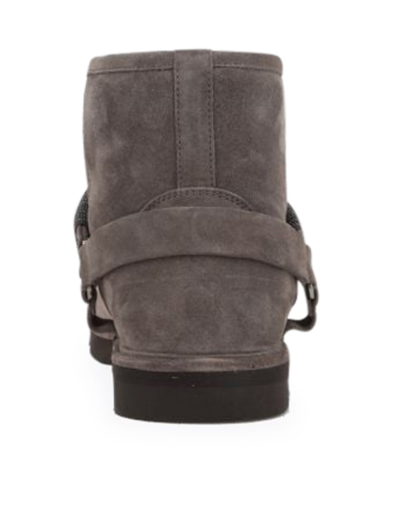 Suitnegozi STIVALETTO IN SUEDE CON SHINY STRAP Soddisfazione Garantita