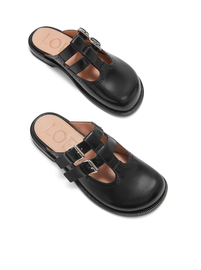 Suitnegozi Sabot Mary Jane Campo in pelle di vitello Sconto