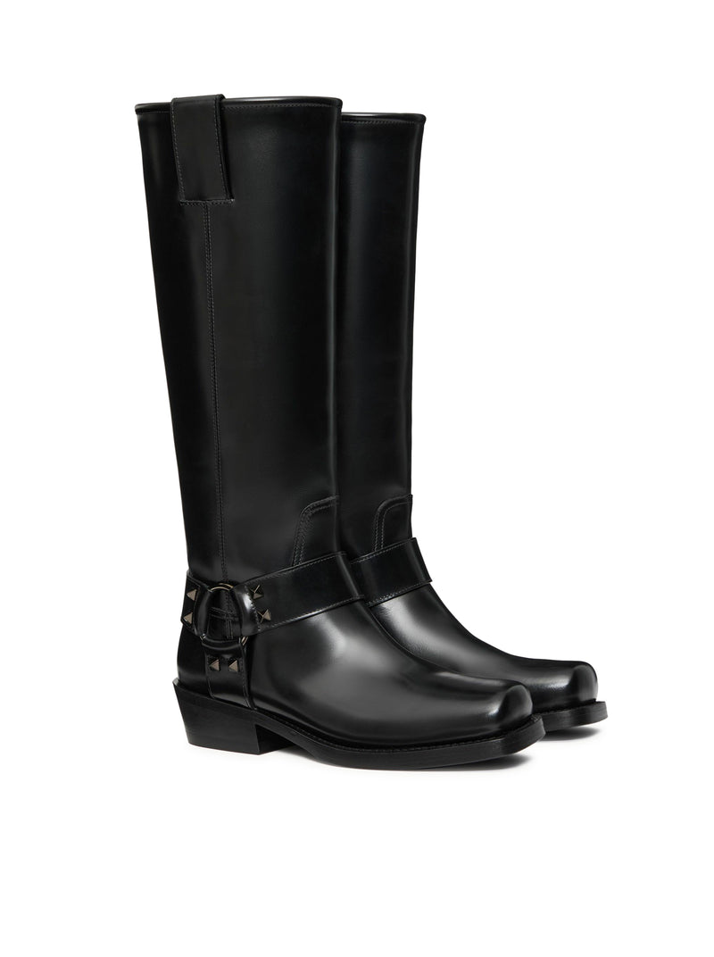 Suitnegozi STIVALE BIKER ROCKSTUD IN VITELLO 40MM Vendite Flash