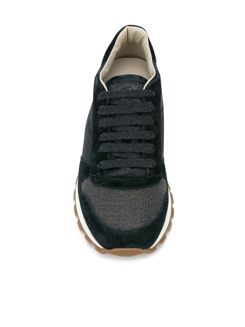 Suitnegozi Runners in camoscio e tessuto techno con "Precious Toe" 2025