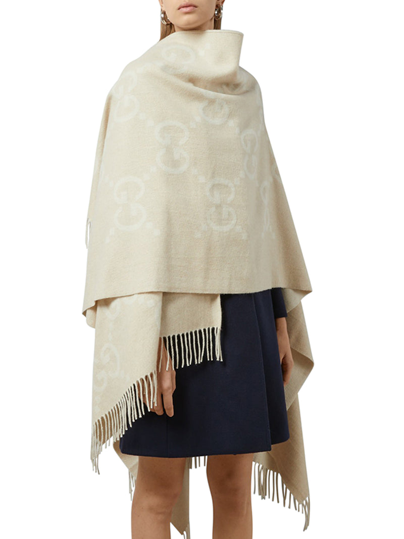 Suitnegozi MANTELLO IN CASHMERE JUMBO GG REVERSIBILE Qualità