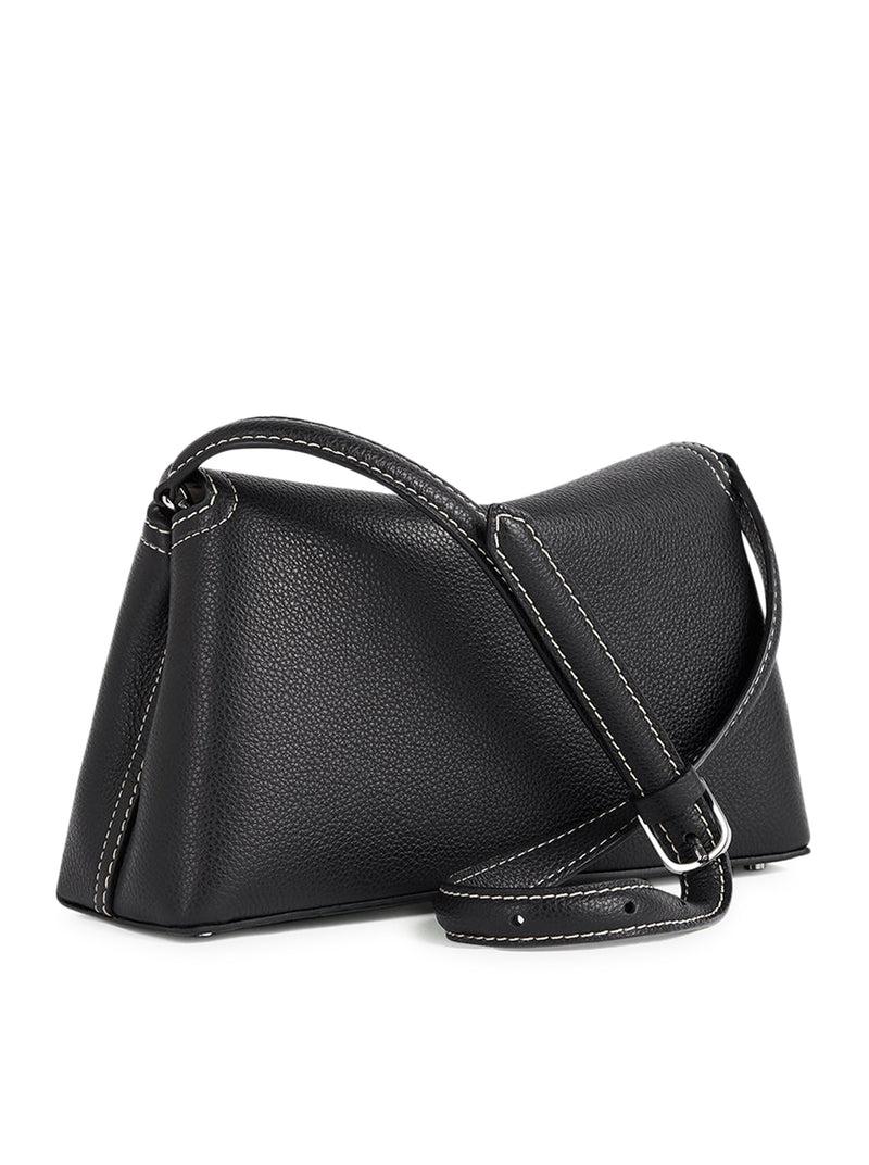 Suitnegozi T-Lock clutch black grain Enormi sconti