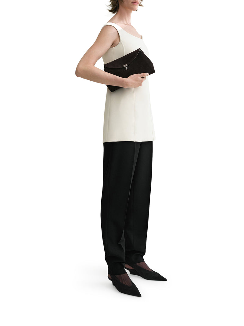 Suitnegozi T-Lock clutch espresso Negozi Online