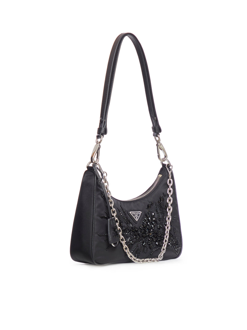 Suitnegozi MINI BORSA IN RE-NYLON CON RICAMI Sconti questo mese