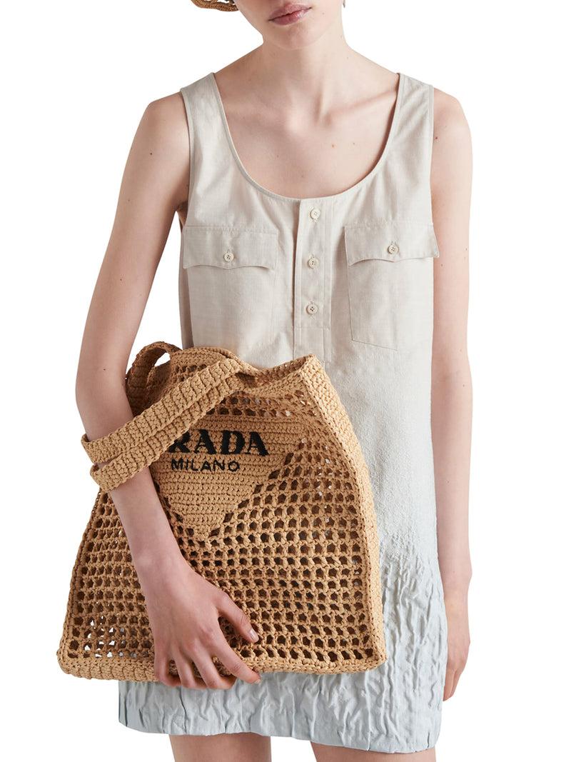 Suitnegozi Borsa shopping in tessuto intrecciato Vendita