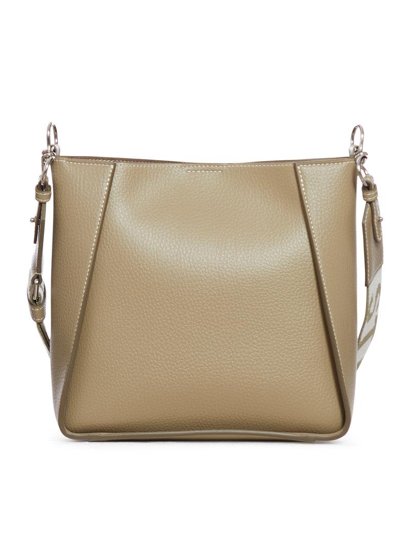 Suitnegozi Borsa a tracolla in alter mat taupe Soddisfazione Garantita