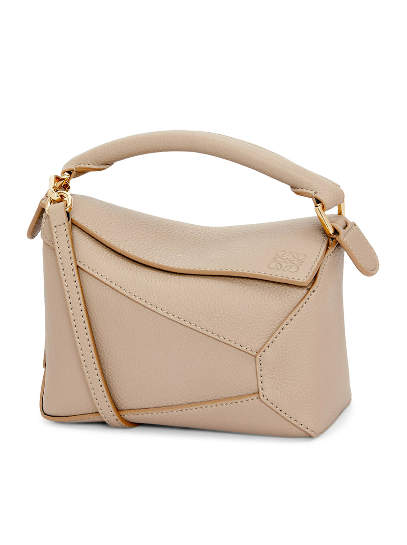 Suitnegozi Borsa Puzzle mini in morbida pelle di vitello granata Promozione Limitata