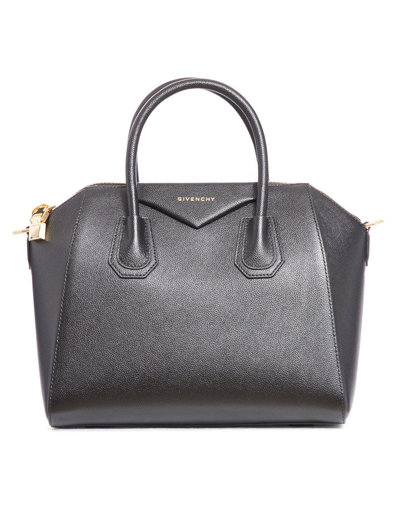 Suitnegozi Borsa a mano Antigona piccola in pelle nera Offerta speciale