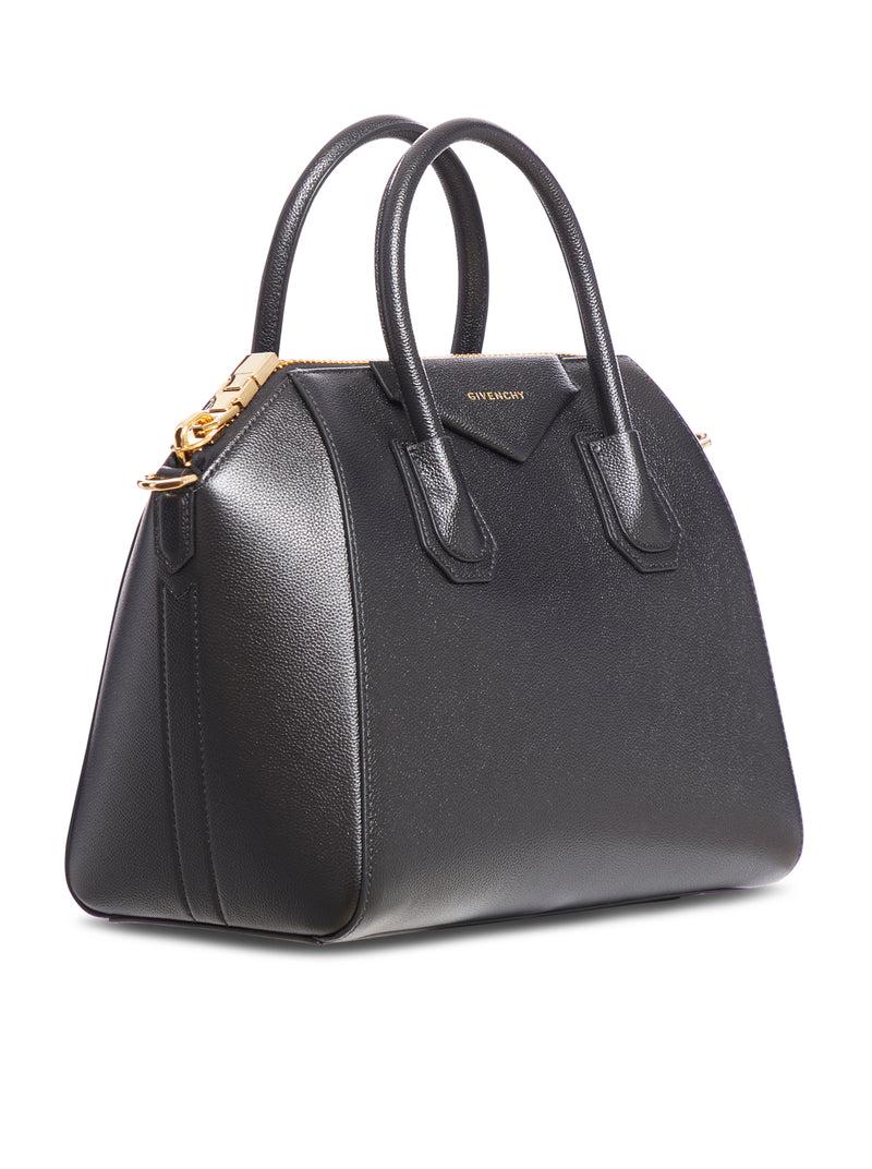 Suitnegozi Borsa a mano Antigona piccola in pelle nera Offerta speciale