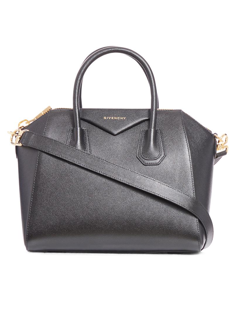 Suitnegozi Borsa a mano Antigona piccola in pelle nera Offerta speciale