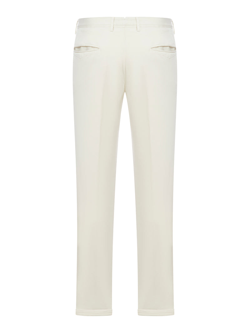 Suitnegozi Pantaloni slim in cotone Ritorno libero