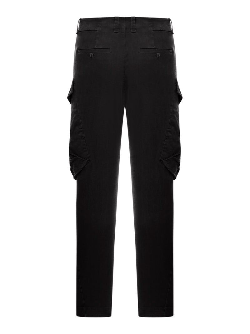 Suitnegozi Pantalone cargo regular fit in tencell e modal stretch smerigliato Fino al 65% di sconto