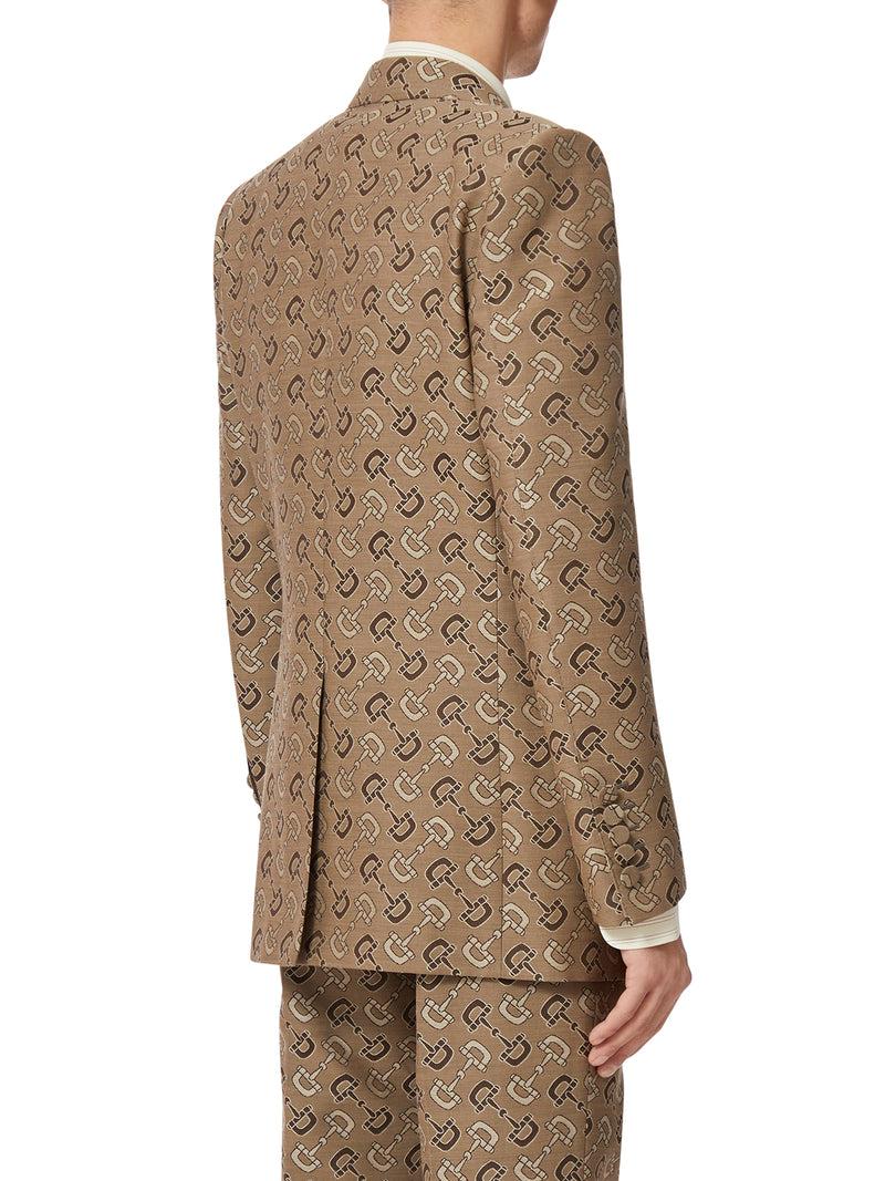 Suitnegozi Giacca in cotone motivo Morsetto maxi Acquista Ora