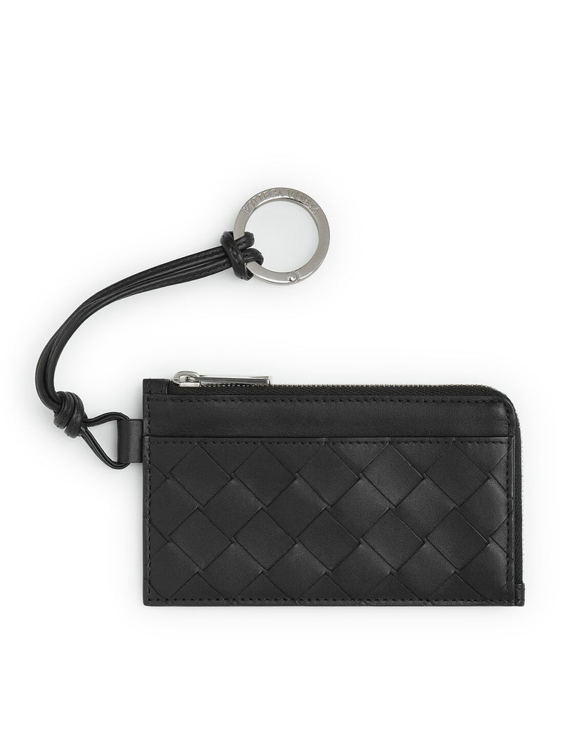 Suitnegozi Intrecciato L-Zippered Card Holder On Strap