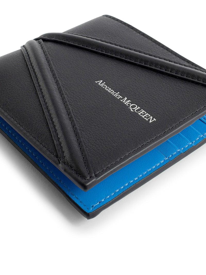 Suitnegozi portafoglio in pelle con placca logo Offerte speciali